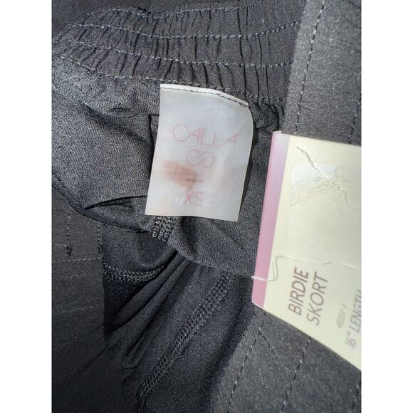 NWT Calia by Carrie Underwood Pure Black 16″ Birdie Golf Skort Women's Size XS - Picture 3 of 4